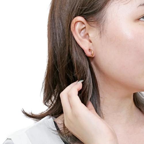 18金 K18 K18PG ピンクゴールド GOLD イヤリング イヤークリップ