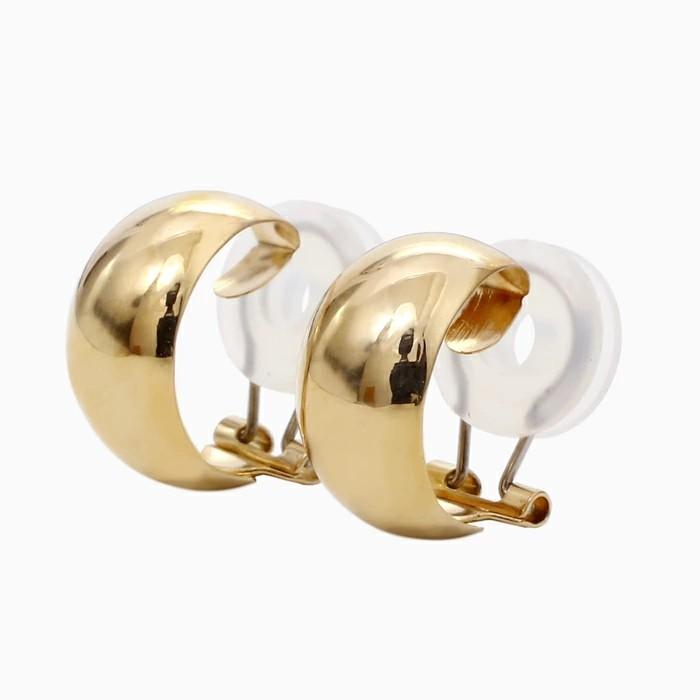 18金 K18 K18YG イエローゴールド イヤリング イヤークリップ クリップ