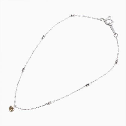 プラチナ ブレスレット ダイヤモンド付 Pt850 ステーションミラクル 