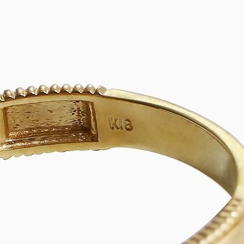 18金 K18 18k K18YG イエローゴールド 指輪 リング ゴールドリング