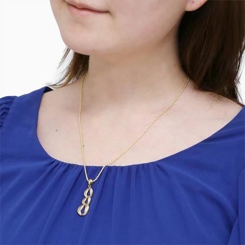 新品イタリア製K18コンビカットロープネックレス45cm