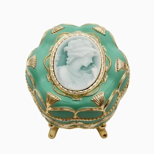 カメオ　オルゴール付き　ジュエリー アクセサリーボックス　宝石箱　日本製 オルゴール ジュエリーボックス 宝石箱 ジュエリーケース カメオ CAMEO