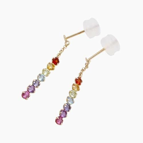 正規品 10金 K10 K10YG イエローゴールド ピアス 天然石ピアス 誕生石 