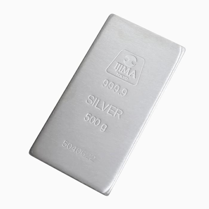 銀製小物入れ／純銀和光刻印有り※銀価格急上昇中※ 日本製 純銀 SILVER シルバー 999 1000 インゴット 開運 招福 500g 桐
