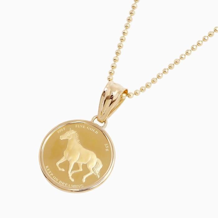 チェーン 純金 K24 24金 999.9 2.5g GOLD ゴールド COIN コイン コイン