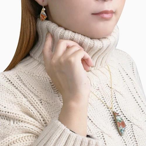 COCO LEAF 有田焼 美濃焼 金継ぎ 金つぎ シーグラス 陶器 アクセサリー