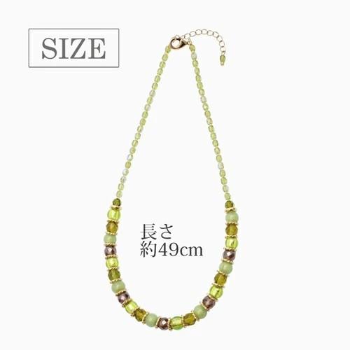 キアラ・デザイン CHIARA by INES ベネチアンガラス ベネチアングラス ガラス ベネチアンネックレス ネックレス イタリア製 グラッシーグリーン 女性 レディース
