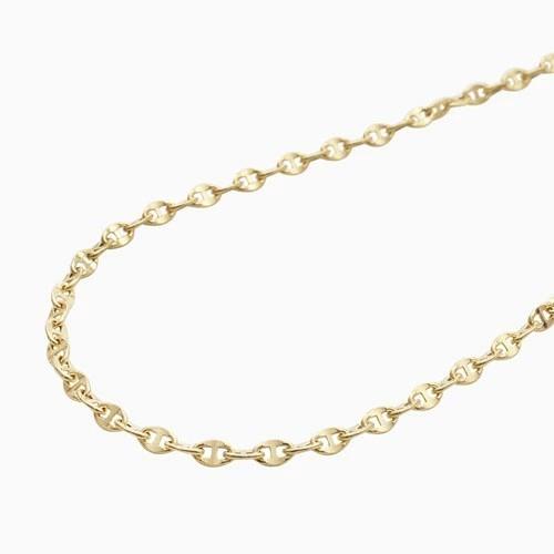 ゴールドチェーンネックレス イタリア製 受注生産商品 イタリア製 18金 K18 18k ゴールド チェーンネックレス