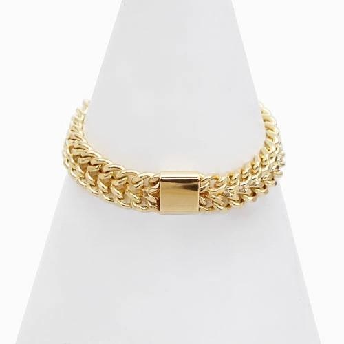 K18ゴールドリング　Italy 鑑定済 K18 カラーゴールドリング〕K18 リング イエローゴールド (幅約3.5mm