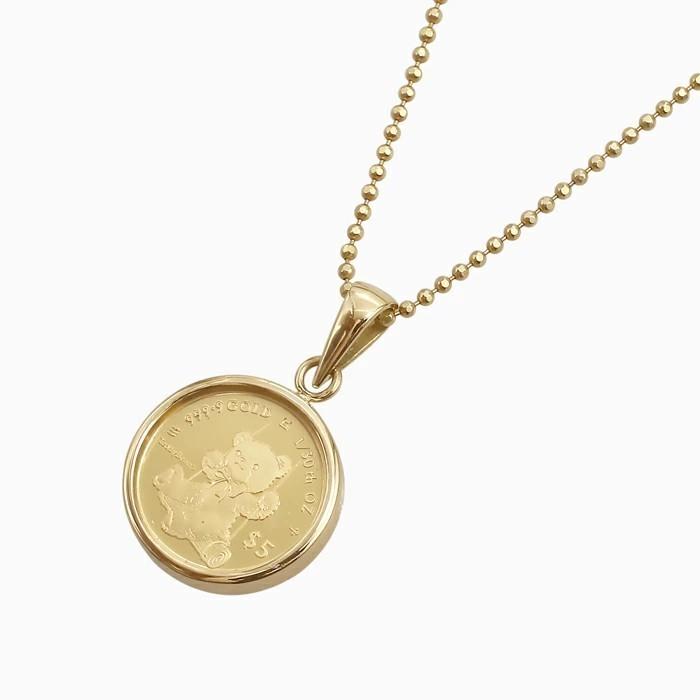 チェーン ロイヤルミント 純金 K24 24金 PUREGOLDゴールド COIN 金貨