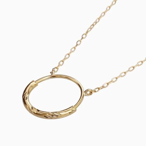 18金 K18 18k ゴールド ペンダント ネックレス アクセサリー ラウンド