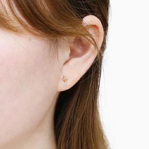 正規品18金 K18 18k GOLD ピアス ゴールドアクセサリー 地金