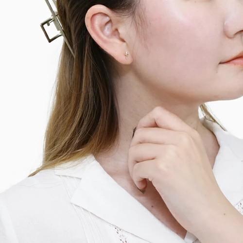 正規品18金 K18 18k GOLD ピアス ゴールドアクセサリー 地金