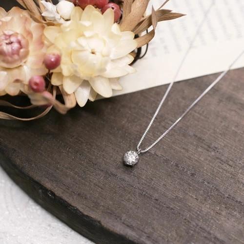 プラチナ Platinum Pt850 Pt900 ダイヤモンド 一粒 ペンダント
