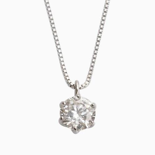 プラチナ Platinum Pt850 Pt900 ダイヤモンド 一粒 ペンダント