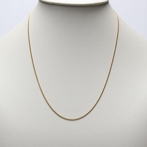 純金 K24 2面カット キヘイ ネックレス 45cm 24金 3g 喜平