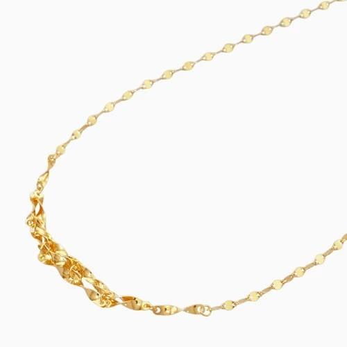 日本製 純金 24金 K24 24k GOLD ゴールド ネックレス グラデーションネックレス ペダル ペタル ペタルネックレス アクセサリー ジュエリー 上品 華やか 高品質の画像
