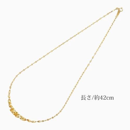 日本製 純金 24金 K24 24k GOLD ゴールド ネックレス グラデーションネックレス ペダル ペタル ペタルネックレス アクセサリー ジュエリー 上品 華やか 高品質の画像