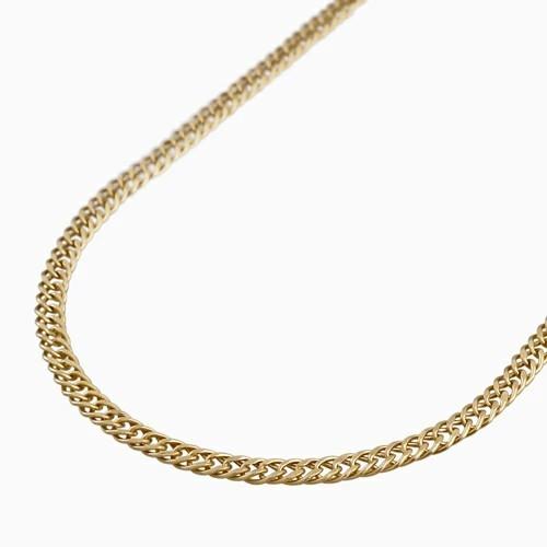 受注生産品 イタリアンデザイン 18金 K18 18k GOLD ゴールド 50cmネックレス 中空 ダブル喜平 キヘイ 男女兼用 日本製 シンプル ユニセックス ペアアクセ ギフトの画像