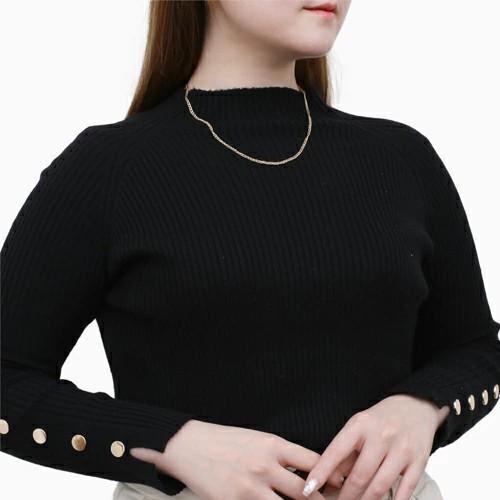 受注生産品 イタリアンデザイン 18金 K18 18k GOLD ゴールド 50cmネックレス 中空 ダブル喜平 キヘイ 男女兼用 日本製 シンプル ユニセックス ペアアクセ ギフトの画像