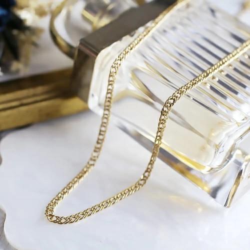 受注生産品 イタリアンデザイン 18金 K18 18k GOLD ゴールド 50cmネックレス 中空 ダブル喜平 キヘイ 男女兼用 日本製 シンプル ユニセックス ペアアクセ ギフトの画像