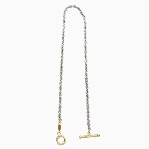 18金 K18 GOLD プラチナ Pt950 コンビ ツーカラーブレスレット 美しい