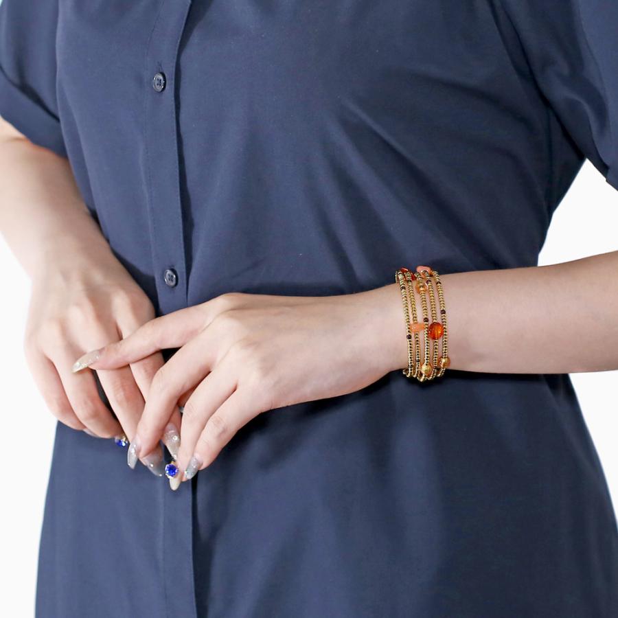 ベネチアングラスブレスレット ベネチアンガラス 純金箔 ムラーノ