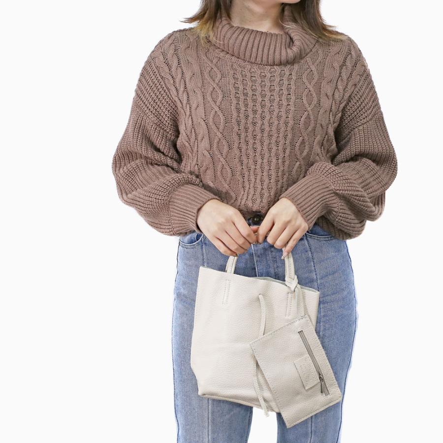 MARLON FIRENZE ショルダーバッグ ハンドバッグ 2Way 牛革 シボ加工
