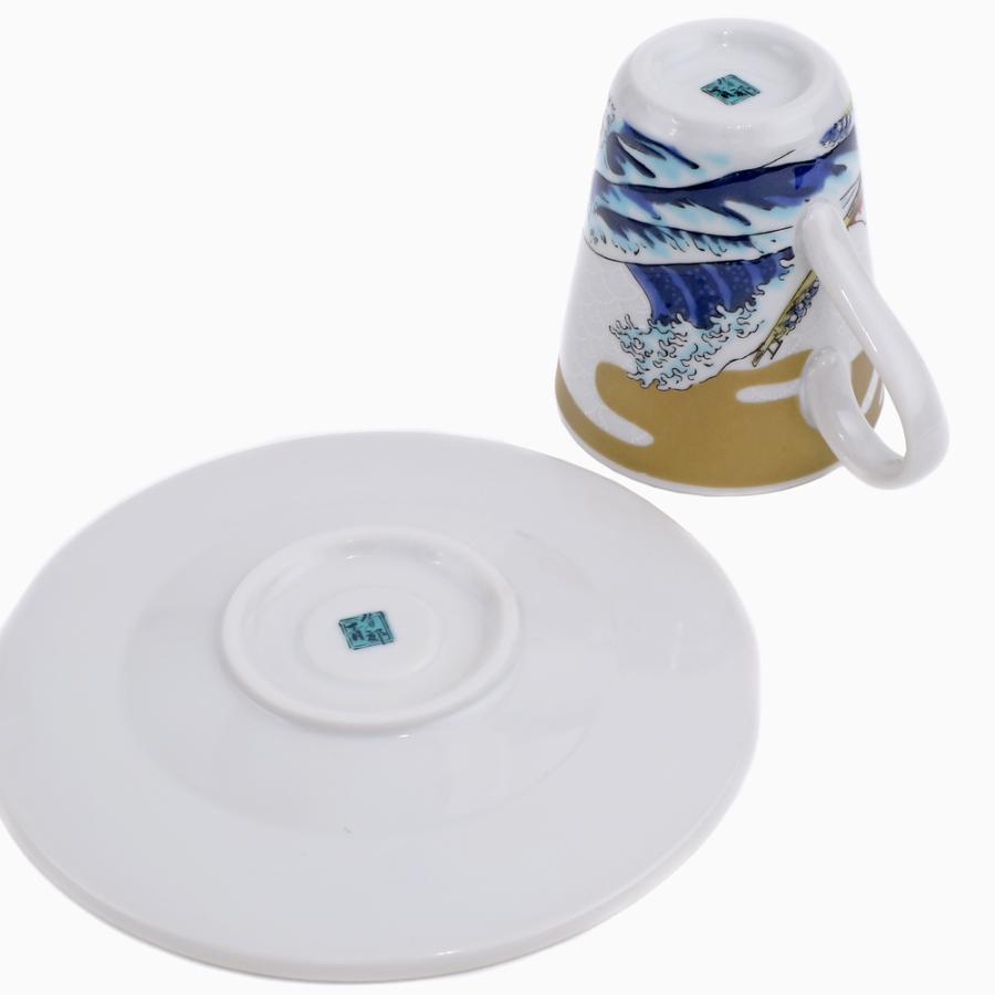 日本製 九谷焼 北陸伝統工芸 コップ ティーセット 縁起物 磁器