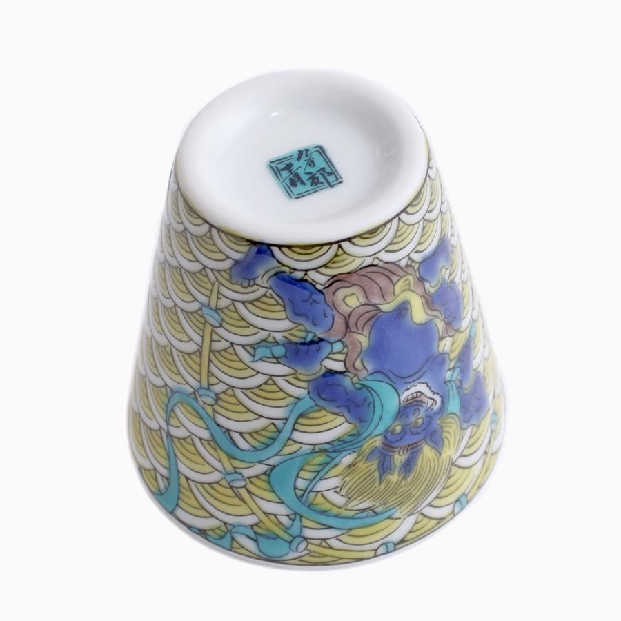 日本製 九谷焼 北陸伝統工芸 風神雷神図 徳利 とっくり お猪口