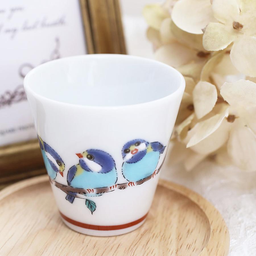 日本製 九谷焼 北陸伝統工芸 山雀 鳥 小鳥 徳利 とっくり お猪口