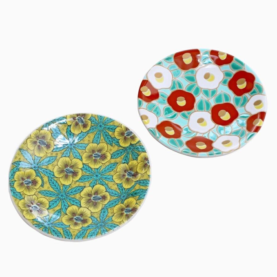 日本製 九谷焼 久谷五彩 陶磁器 磁気 お皿 縁起小皿 食器 和食器