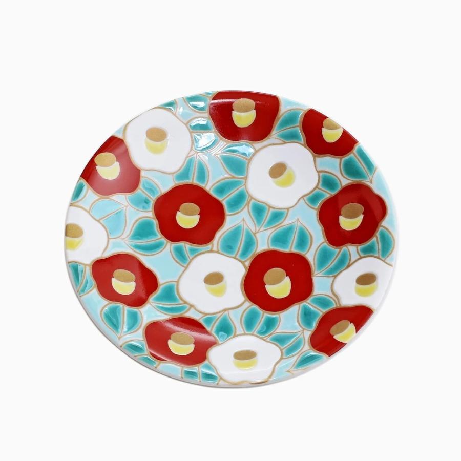 日本製 九谷焼 久谷五彩 陶磁器 磁気 お皿 縁起小皿 食器 和食器 ペア