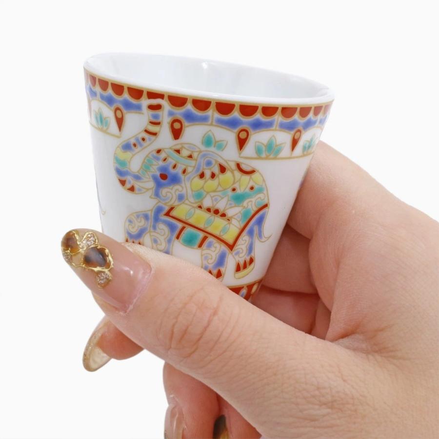 日本製 九谷焼 北陸伝統工芸 曼荼羅像 ゾウ 引出物 徳利 とっくり お