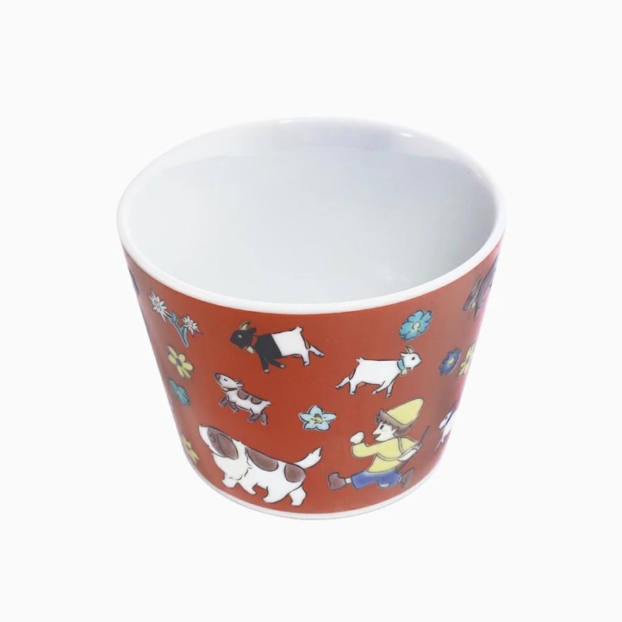 日本製 九谷焼 アルプスの少女ハイジ 陶器 食器 和食器 色絵フリー
