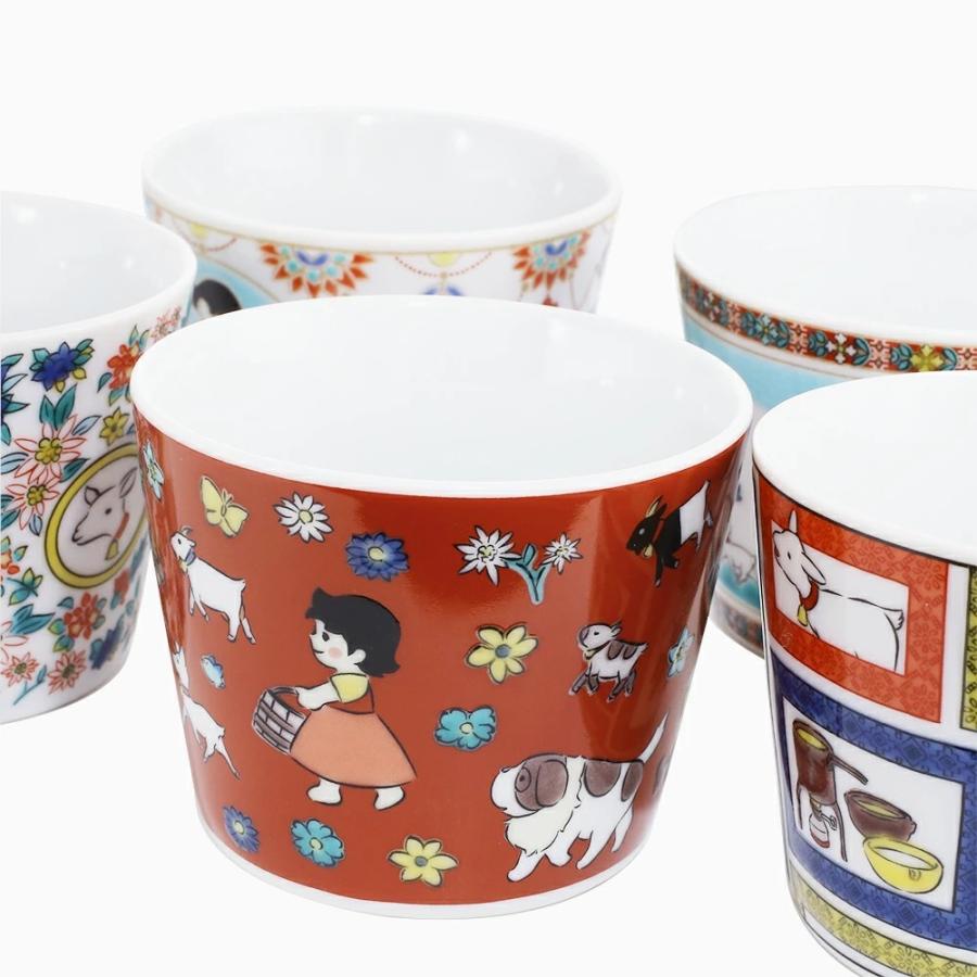 日本製 九谷焼 アルプスの少女ハイジ 陶器 食器 和食器 色絵フリー