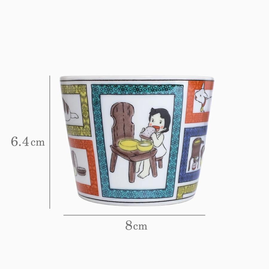 日本製 九谷焼 アルプスの少女ハイジ 陶器 食器 和食器 色絵フリー