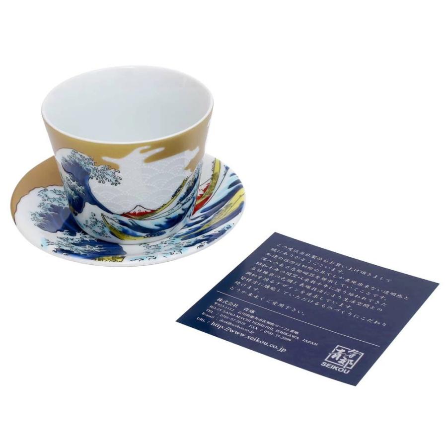 日本製 九谷焼 北陸伝統工芸 コップ ティーセット 縁起物 磁器
