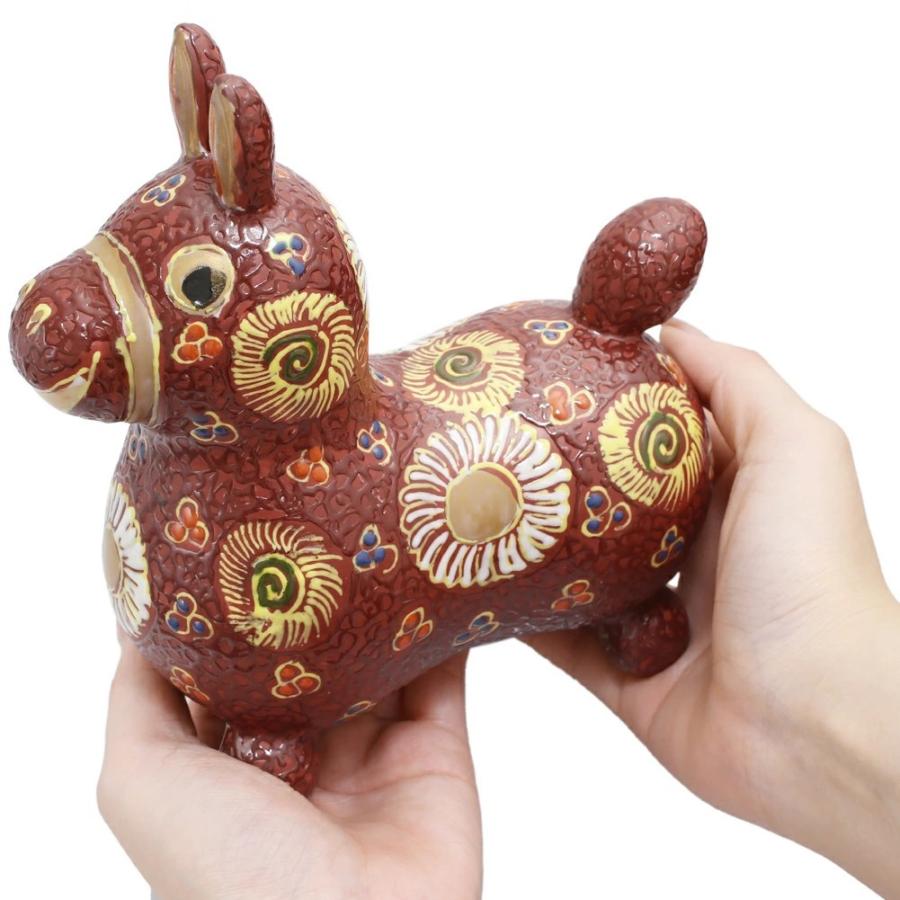 日本製 九谷焼 北陸伝統工芸品 双仙作 ロディ RODY コラボ デコ盛赤花