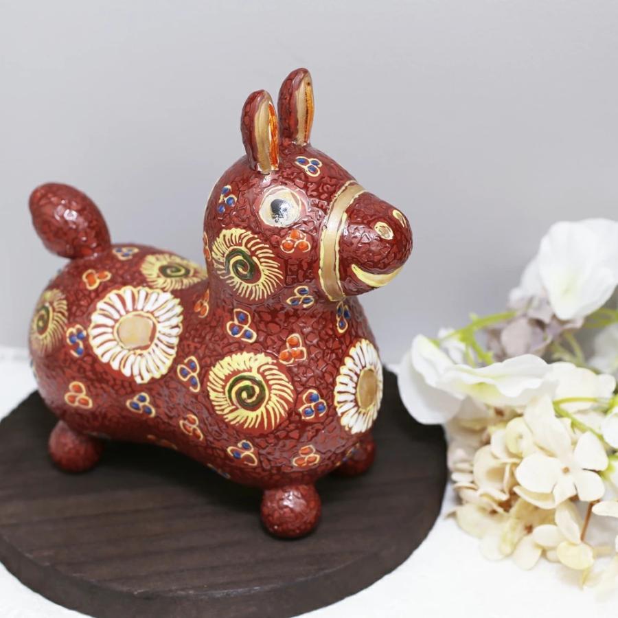日本製 九谷焼 北陸伝統工芸品 双仙作 ロディ RODY コラボ デコ盛赤花