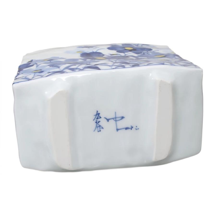 日本製 九谷焼 北陸伝統工芸 工芸品花瓶 花びん 一輪生 フラワーベース