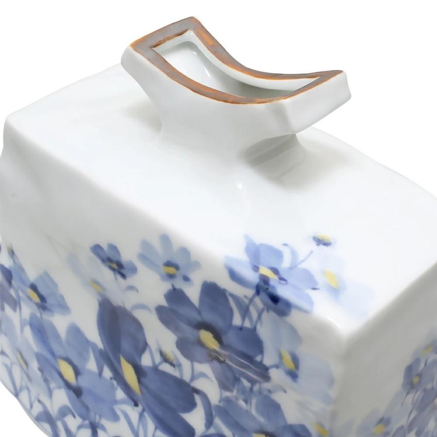 日本製 九谷焼 北陸伝統工芸 工芸品花瓶 花びん 一輪生 フラワーベース