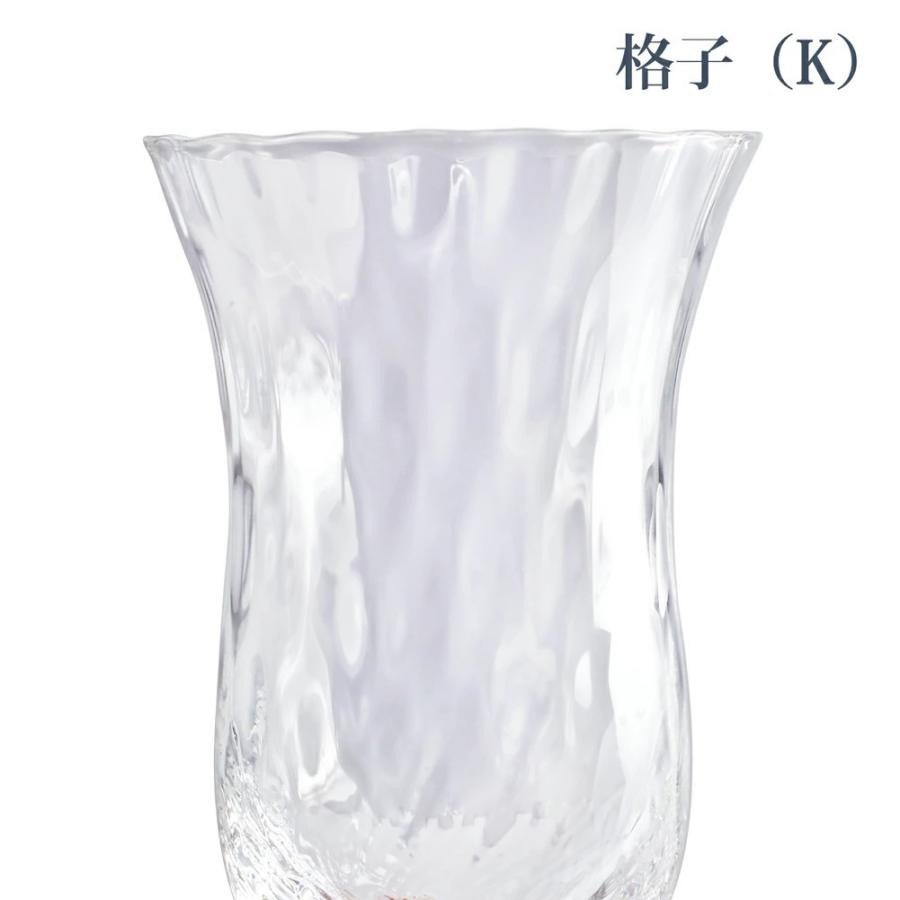 日本製 九谷焼 九谷五彩 磁気 陶器 陶磁器 九谷和グラス 冷酒グラス 冷製スープ ブランデー 硝子 ガラス 江戸硝子 バリウムクリスタル 格子柄 青粒鉄仙 ブラック_4
