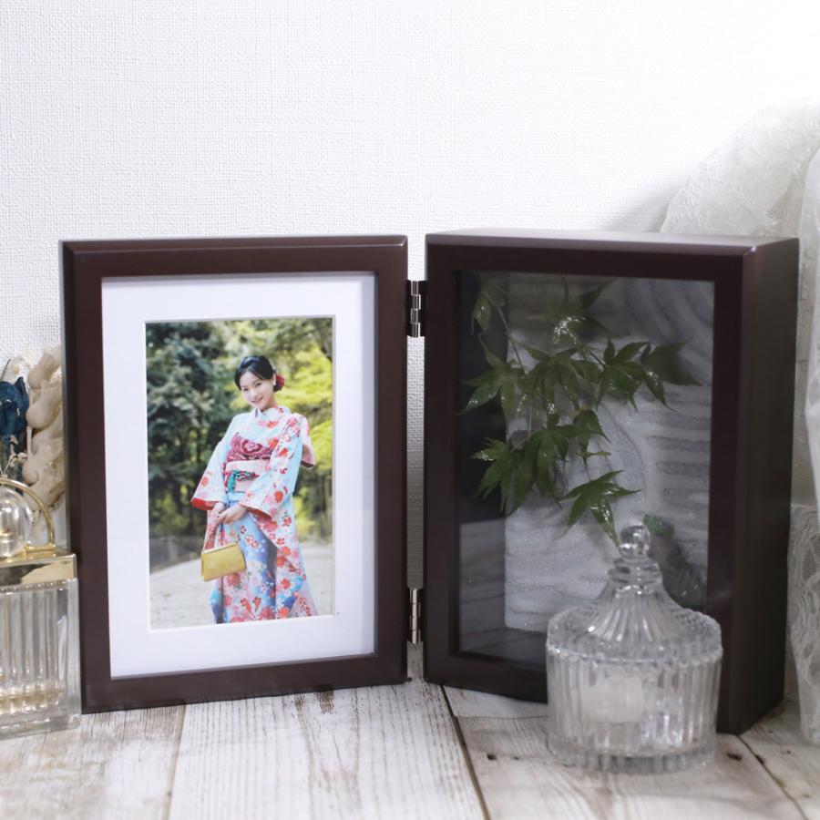 日本製 写真立て フォトフレーム 枯山水 禅 禅宗 モミジ 紅葉