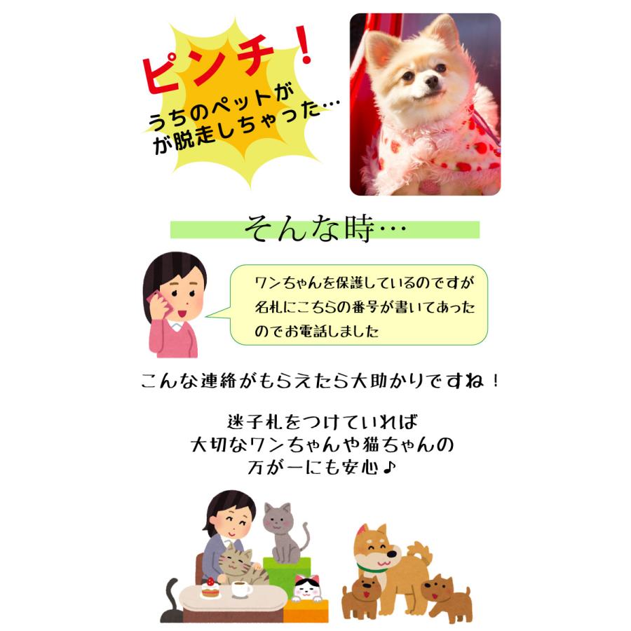 ３営業日出荷対応 名入れ ペット用迷子札（レーザー加工）【肉球型】 犬 名札 ネームタグ ギフトラッピング無料 メール便送料無料｜walker｜02