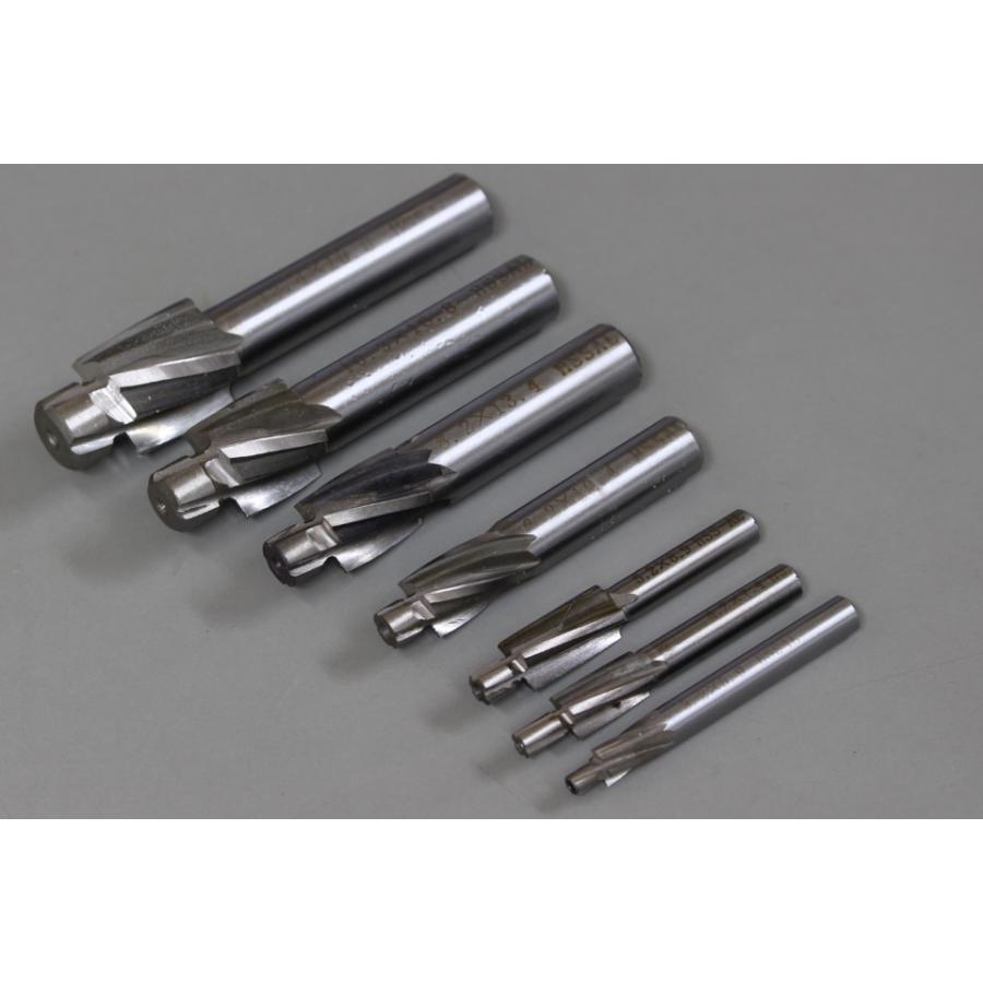 K18 鉄工用座繰りビット7ｐｃｓセット 座繰り 座ぐり 沈頭 65 以上節約 カウンターシンクエンドミル キャップスクリュー パイロットスロットツール