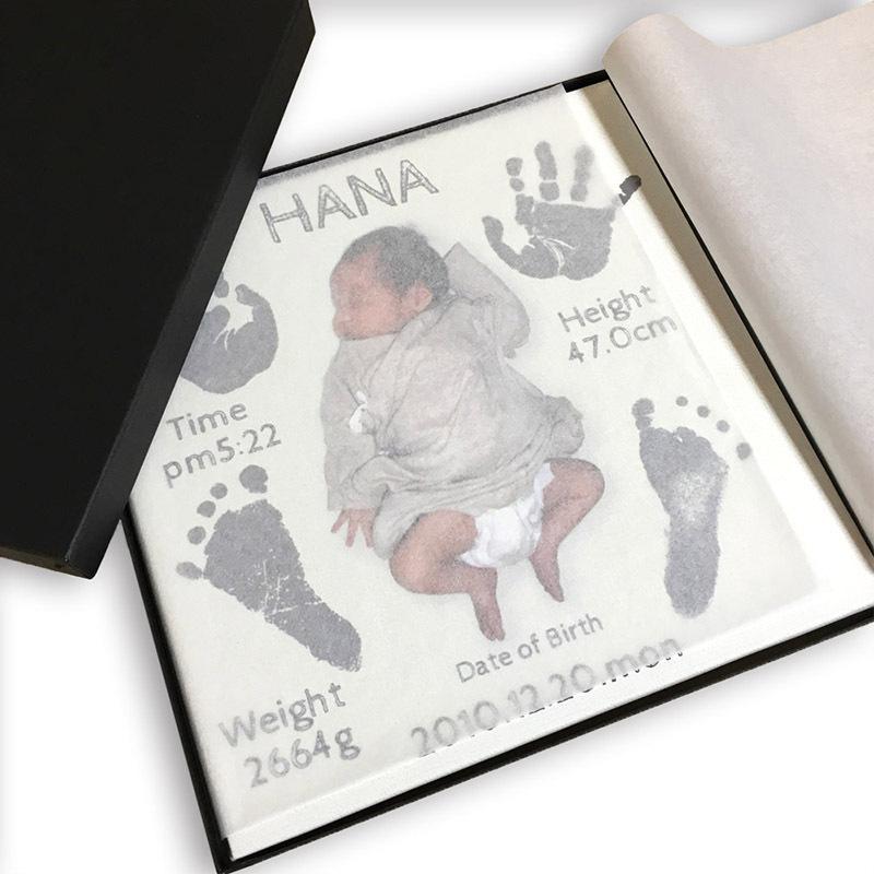 ベビー 誕生日 記念【メモリアルアート 手形入り 壁掛け】プレゼント
