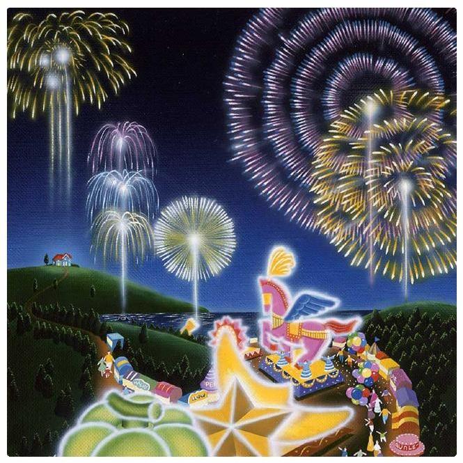 壁掛けアート アートパネル 風景画/イラストレーター 高橋宣孝/風景画