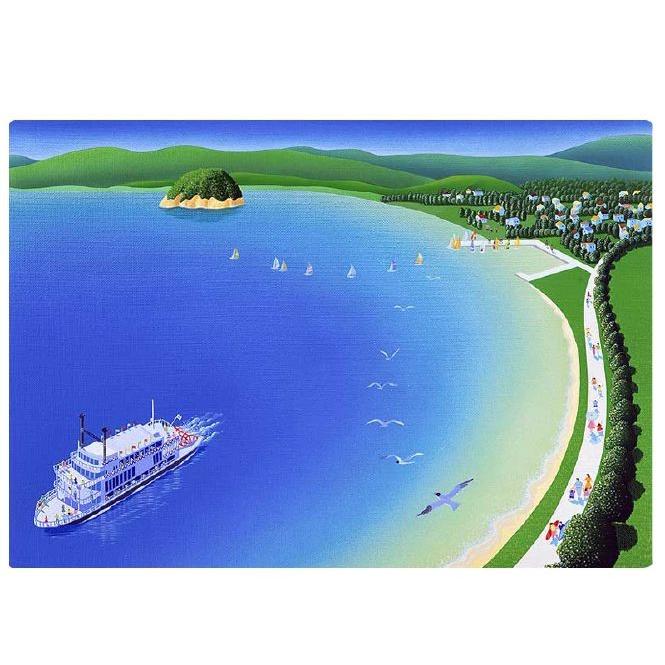 壁掛けアート アートパネル 風景画/イラストレーター 高橋宣孝/風景画