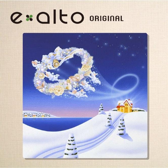 壁掛けアート アートパネル 風景画 イラストレーター 高橋宣孝 風景イラスト クリスマスのリースを運ぶ妖精達と雪景色 Taka14 S1 Wall Art 通販 Yahoo ショッピング